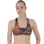 abstraction 22 Criss Cross Racerback Sports Bra