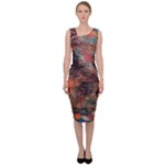 abstraction 22 Sleeveless Pencil Dress
