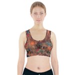 abstraction 22 Sports Bra With Pocket