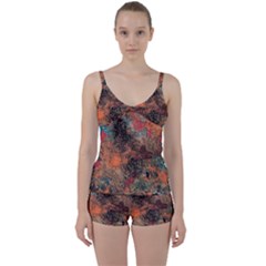 Tie Front Two Piece Tankini 