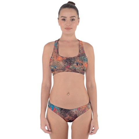abstraction 22 Cross Back Hipster Bikini Set from ArtsNow.com