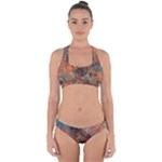 abstraction 22 Cross Back Hipster Bikini Set
