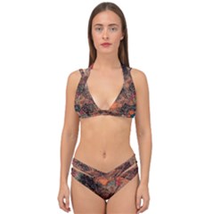 Double Strap Halter Bikini Set 