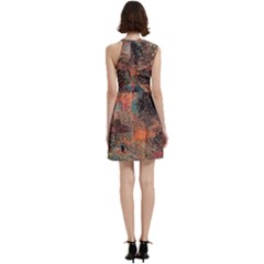 Cocktail Party Halter Sleeveless Dress With Pockets 