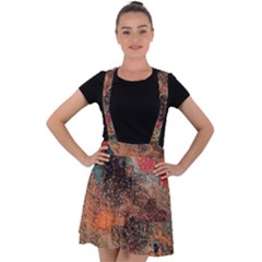 Velvet Suspender Skater Skirt 