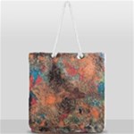 abstraction 22 Full Print Rope Handle Tote (Large)