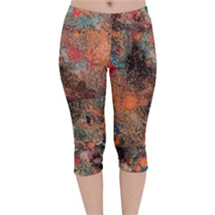 Velvet Capri Leggings  