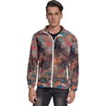 abstraction 22 Men s High Neck Windbreaker