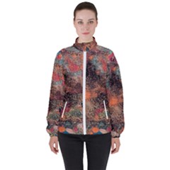 Women s High Neck Windbreaker 