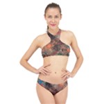 abstraction 22 High Neck Bikini Set
