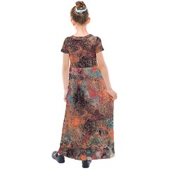 Kids  Short Sleeve Maxi Dress 