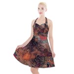 abstraction 22 Halter Party Swing Dress 