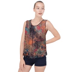 Bubble Hem Chiffon Tank Top 