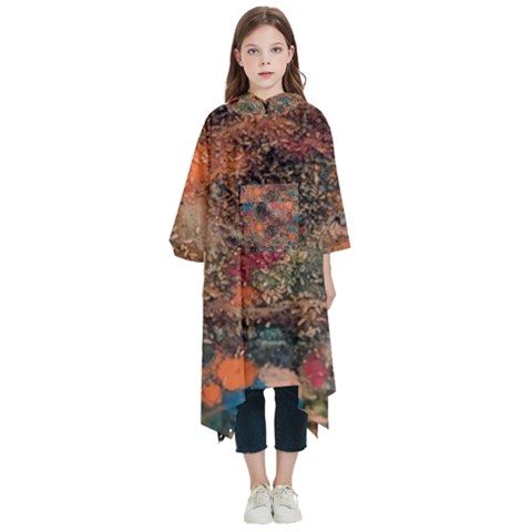 abstraction 22 Kids  Hooded Rain Ponchos from ArtsNow.com
