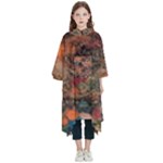 abstraction 22 Kids  Hooded Rain Ponchos