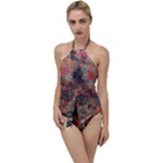 abstraction 22 Go with the Flow One Piece Swimsuit