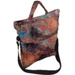 abstraction 22 Fold Over Handle Tote Bag