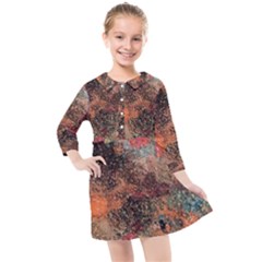 Kids  Quarter Sleeve Shirt Dress 