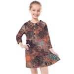 abstraction 22 Kids  Quarter Sleeve Shirt Dress