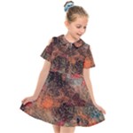abstraction 22 Kids  Short Sleeve Shirt Dress