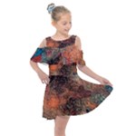 abstraction 22 Kids  Shoulder Cutout Chiffon Dress