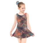 abstraction 22 Kids  Skater Dress Swimsuit
