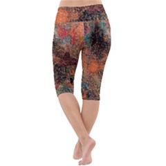 Lightweight Velour Cropped Yoga Leggings 
