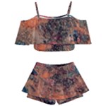abstraction 22 Kids  Off Shoulder Skirt Bikini