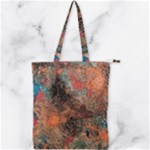 abstraction 22 Double Zip Up Tote Bag