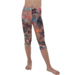 abstraction 22 Kids  Lightweight Velour Capri Leggings 