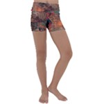 abstraction 22 Kids  Lightweight Velour Yoga Shorts
