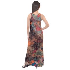 Sleeveless Velour Maxi Dress 