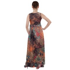 Empire Waist Velour Maxi Dress 