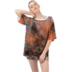 abstraction 22 Oversized Chiffon Top