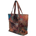 abstraction 22 Zip Up Canvas Bag