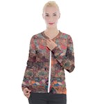 abstraction 22 Casual Zip Up Jacket