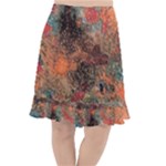 abstraction 22 Fishtail Chiffon Skirt