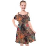 abstraction 22 Kids  Cut Out Shoulders Chiffon Dress