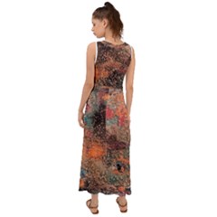 V-Neck Chiffon Maxi Dress 