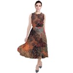 abstraction 22 Round Neck Boho Dress