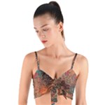 abstraction 22 Woven Tie Front Bralet