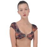 abstraction 22 Cap Sleeve Ring Bikini Top