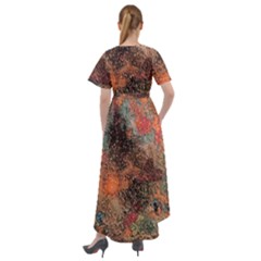 Front Wrap High Low Dress 