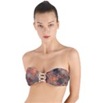 abstraction 22 Twist Bandeau Bikini Top