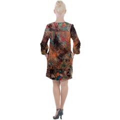 Open Neck Shift Dress 