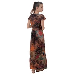 Flutter Sleeve Maxi Dress 