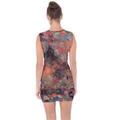 Lace Up Front Bodycon Dress 