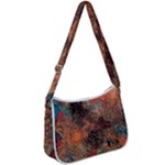 abstraction 22 Zip Up Shoulder Bag