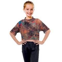 Kids Mock Neck T-Shirt 