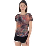 abstraction 22 Back Cut Out Sport T-Shirt